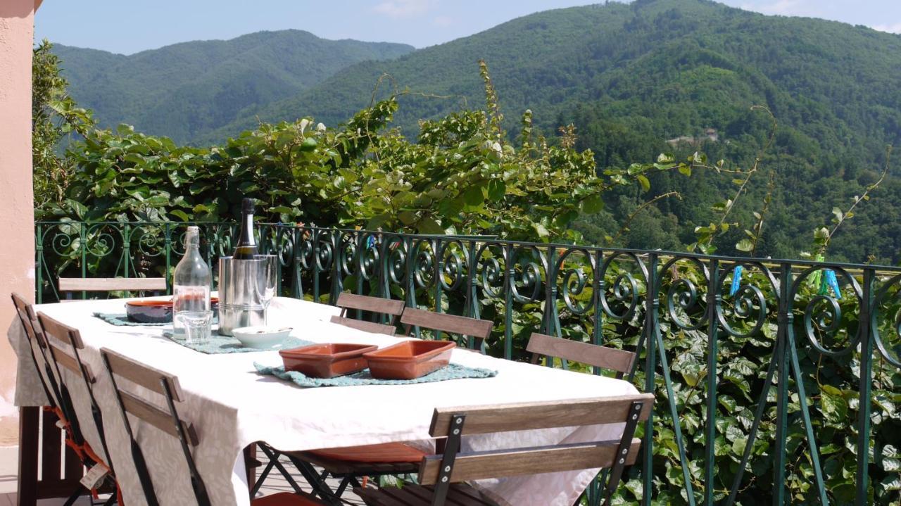 Piscina Con Vista Villa Bagni di Lucca Luaran gambar
